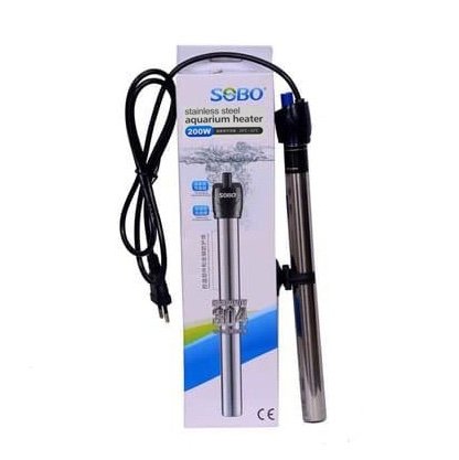 SOBO Stainless Steel 200W Aquarium Heater - Image 2
