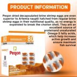 Pegon Decapsulated Brine Shrimp Eggs Capsules (500mg)